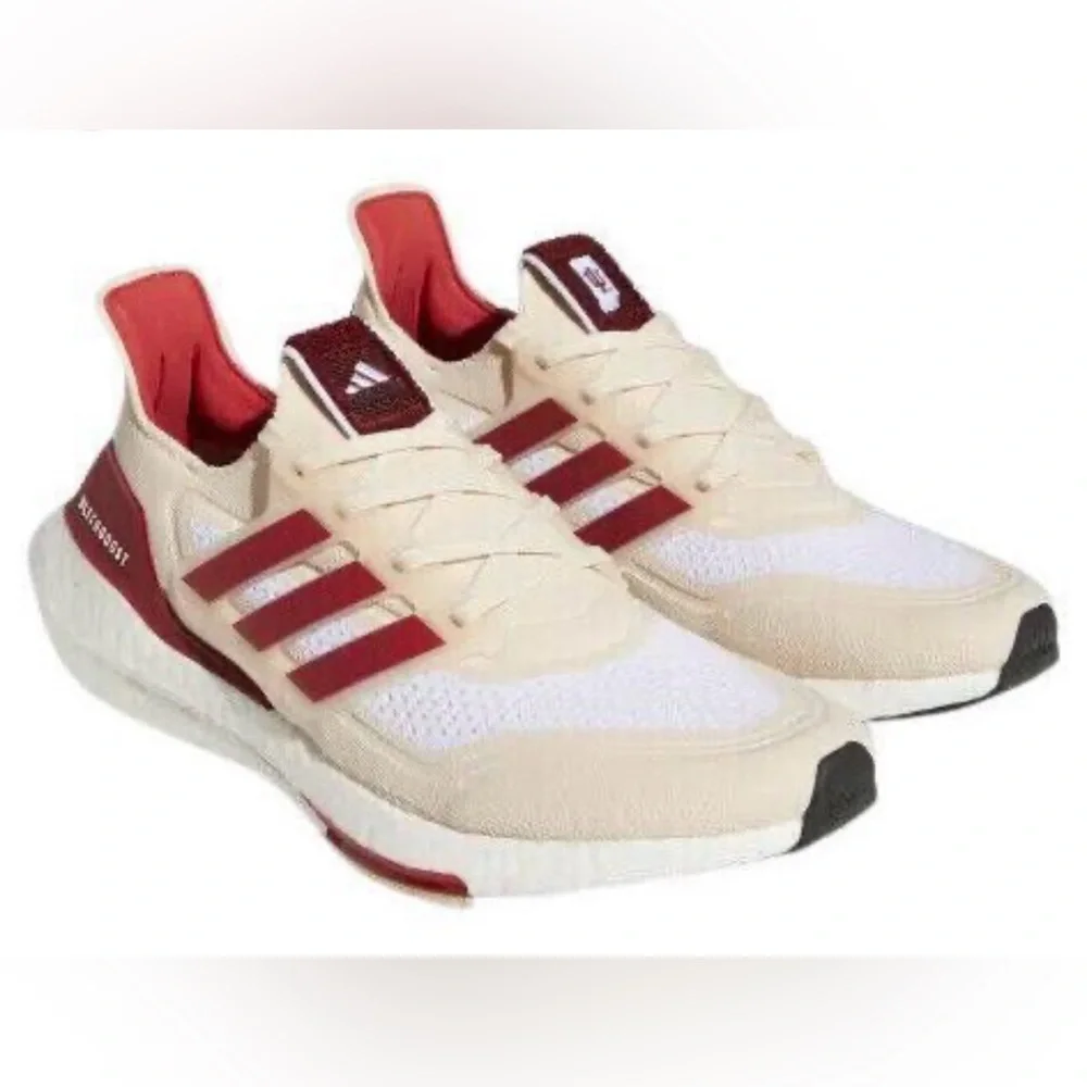 Adidas UltraBoost 21 'NCAA Pack Indiana' IU shoes size 12